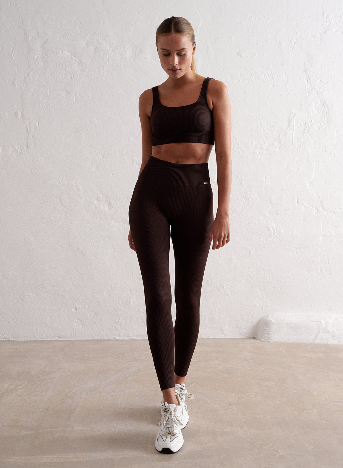 High-Waisted Legging in Cacao