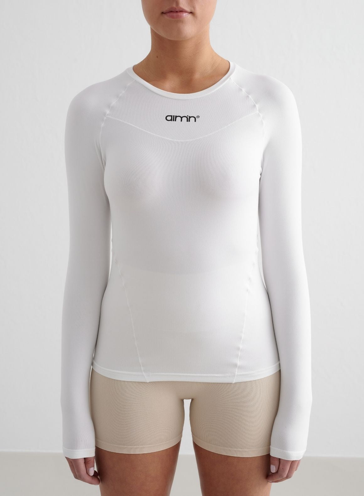 White Soft Basic Long Sleeve – AIMN NZ