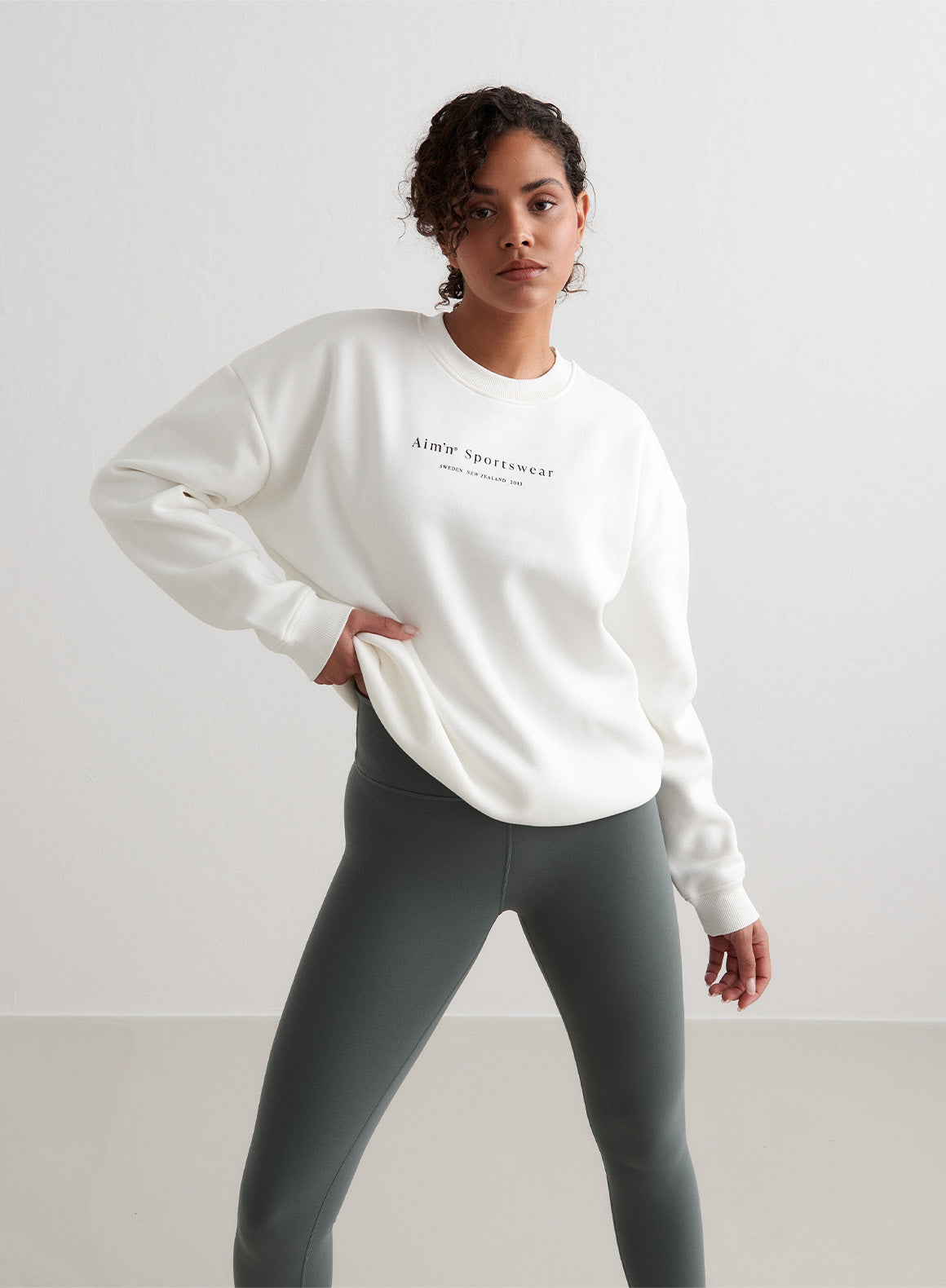 OFF WHITE SERIF SWEATSHIRT AIMN NZ