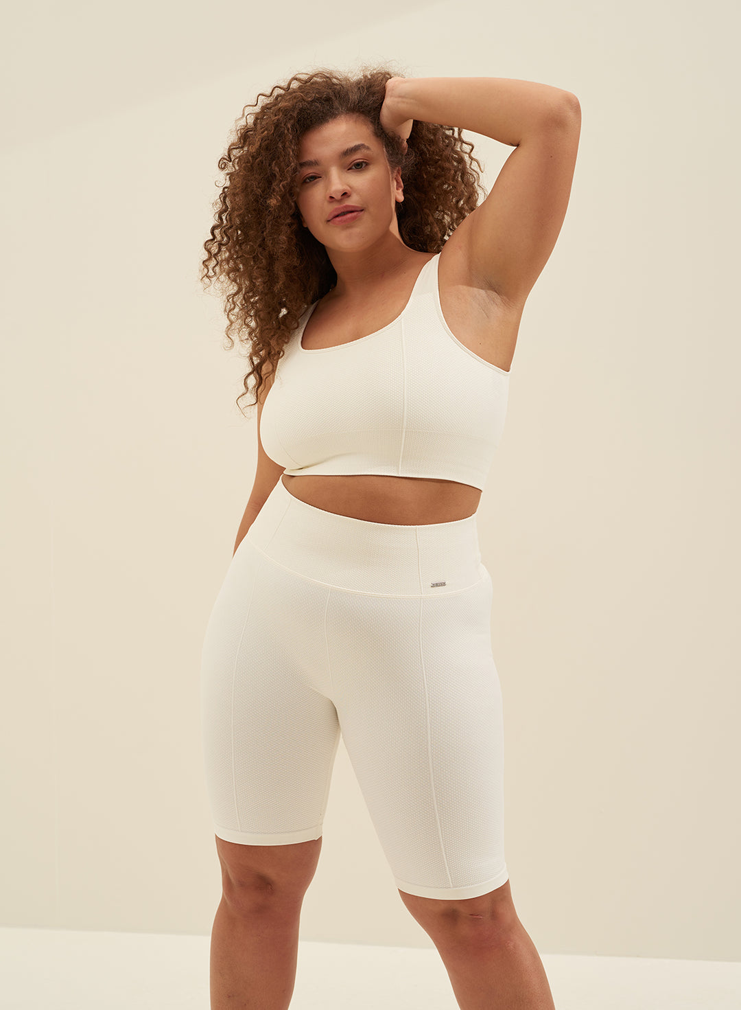 Off-White Luxe Seamless Biker Shorts – AIMN NZ