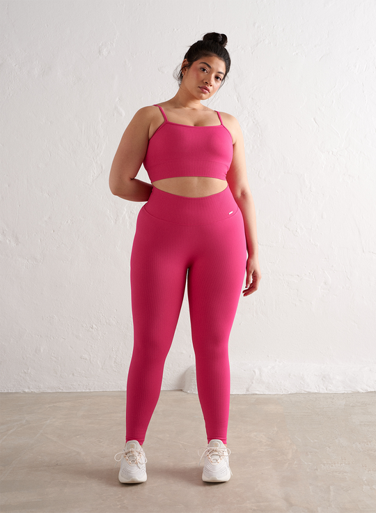 SUGAR RUSH RIBBED SEAMLESS TIGHTS AIMN NZ