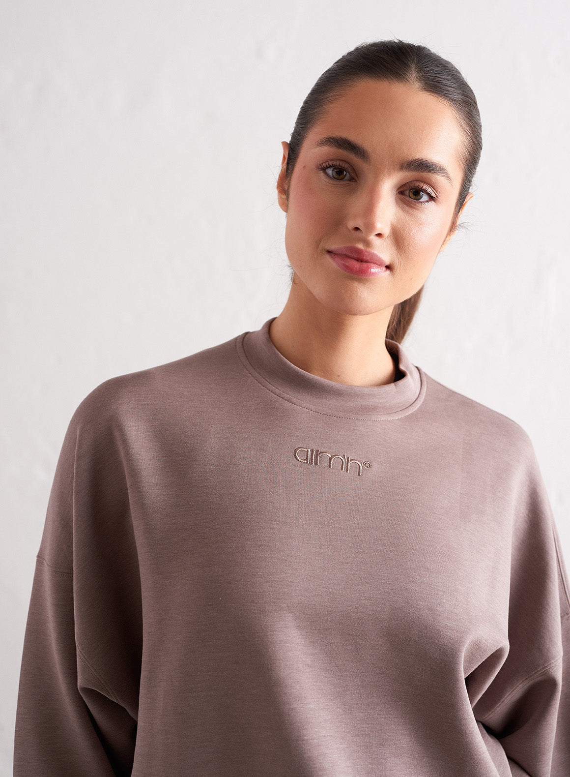 MACCHIATO MELANGE COMFY SWEATSHIRT AIMN NZ