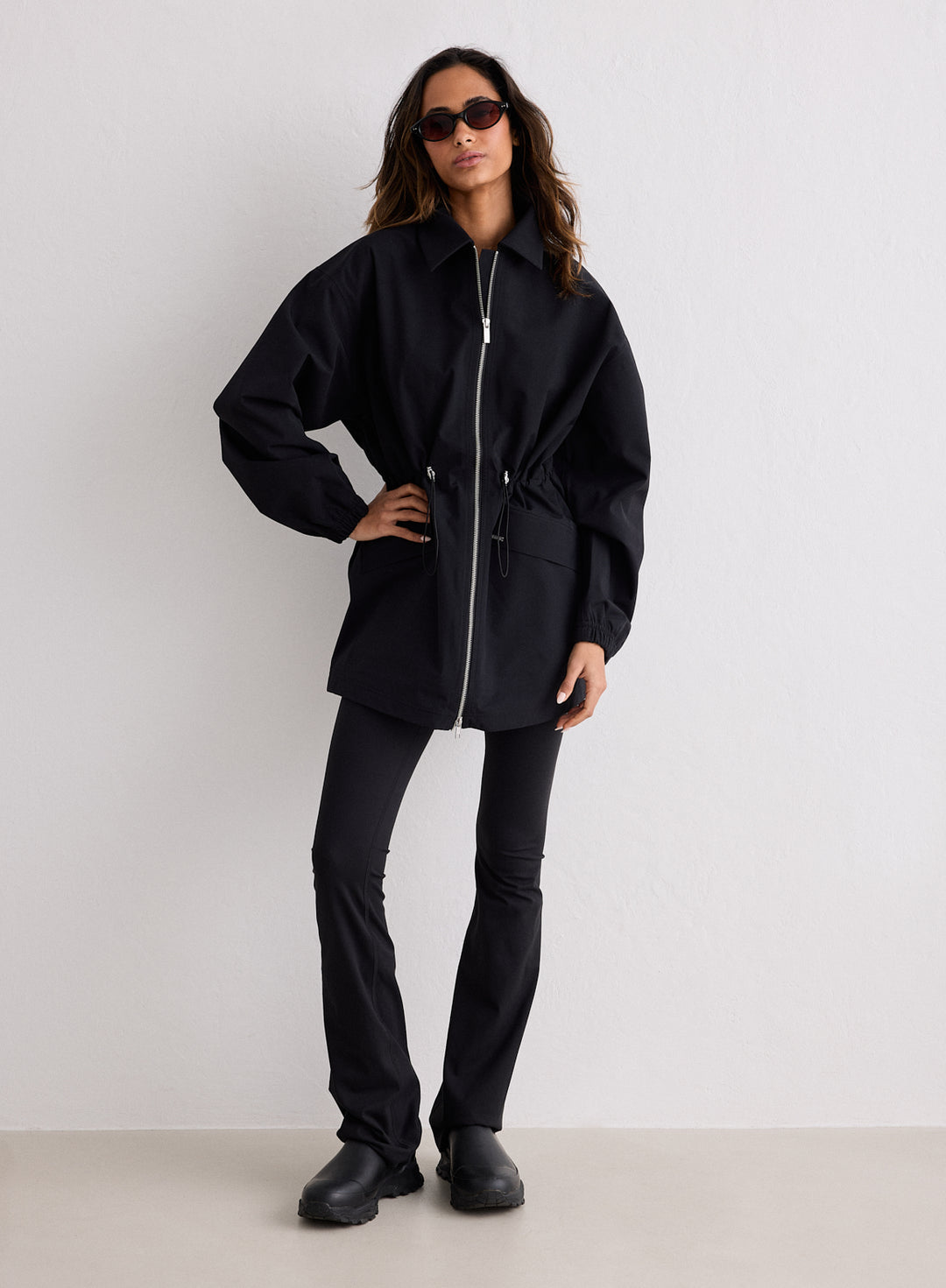 ジャケット・アウター aya yamanaka Blanket zip up jacket black-waterproof-zip-jacket_04